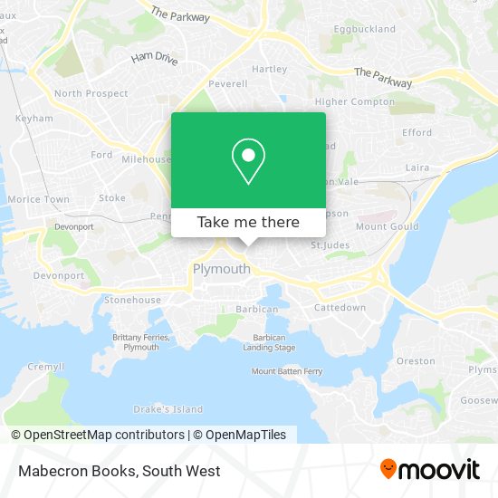 Mabecron Books map