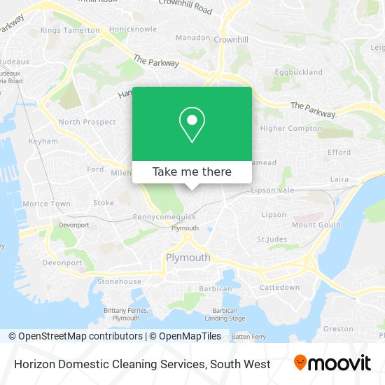 Horizon Domestic Cleaning Services map
