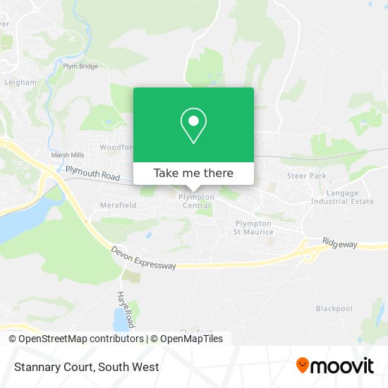 Stannary Court map