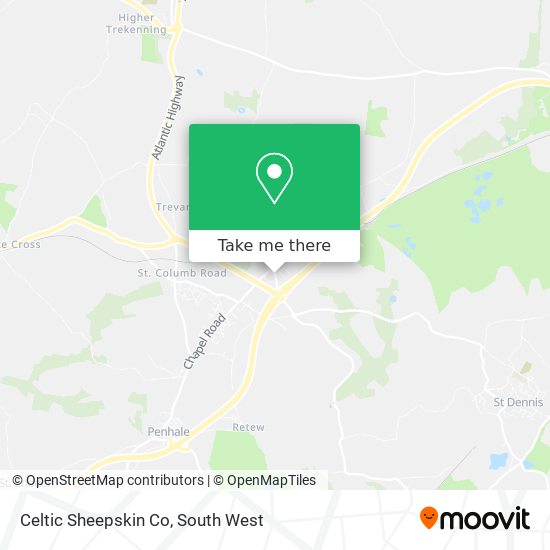 Celtic Sheepskin Co map