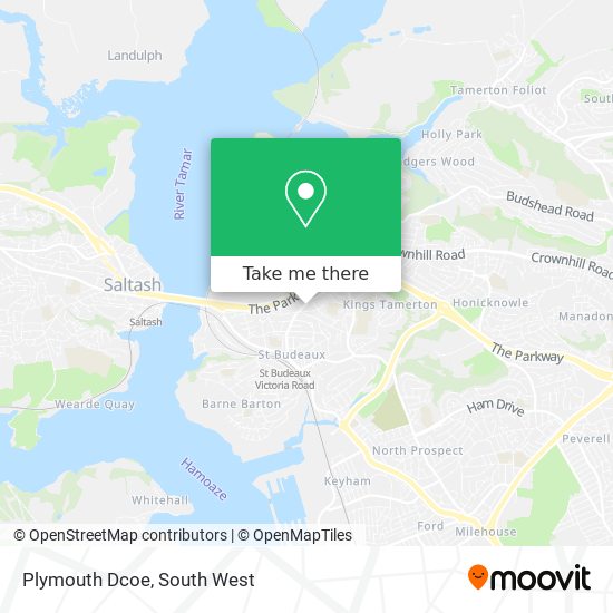 Plymouth Dcoe map