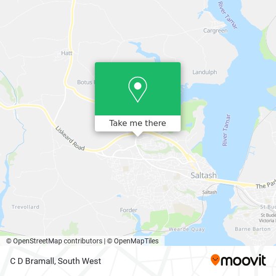 C D Bramall map