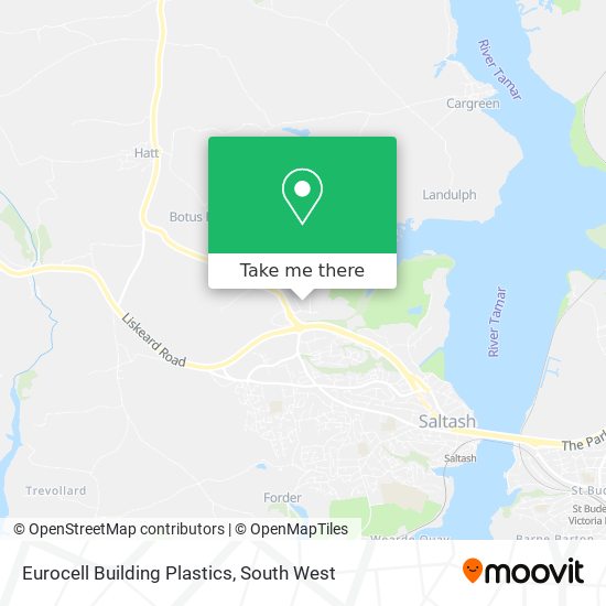 Eurocell Building Plastics map