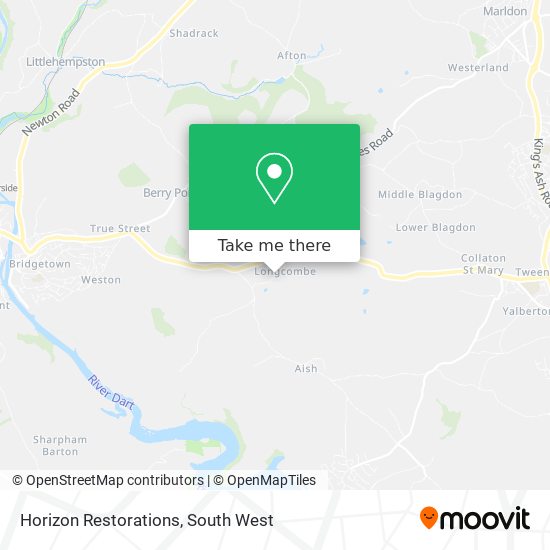 Horizon Restorations map