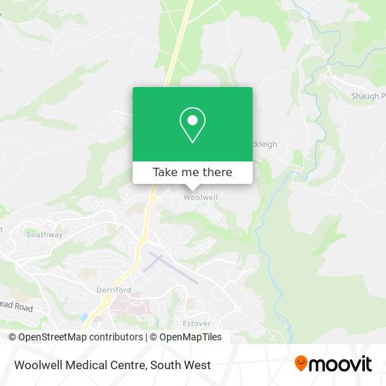 Woolwell Medical Centre map