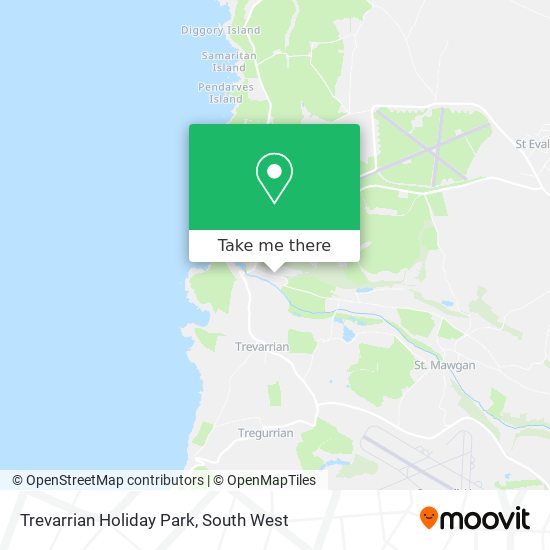 Trevarrian Holiday Park map