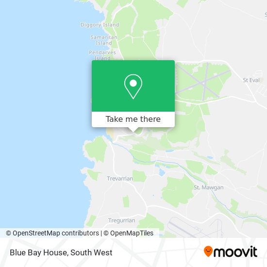 Blue Bay House map