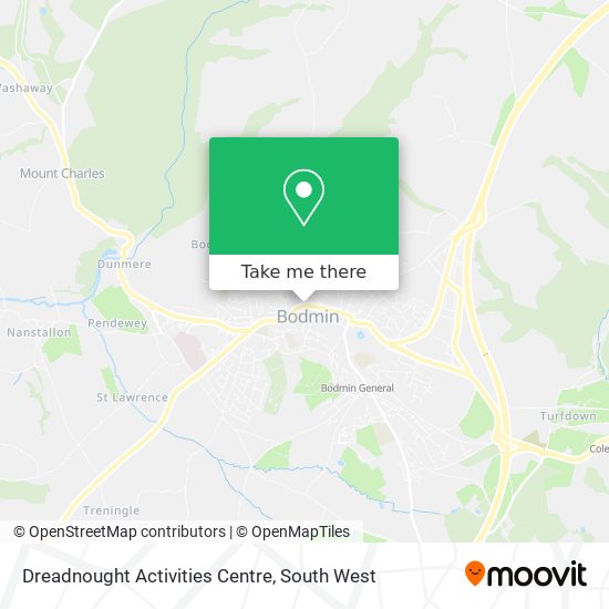Dreadnought Activities Centre map