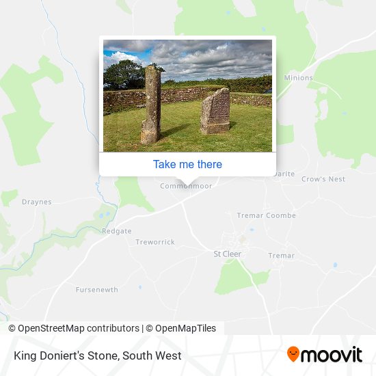 King Doniert's Stone map