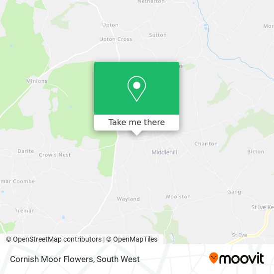Cornish Moor Flowers map