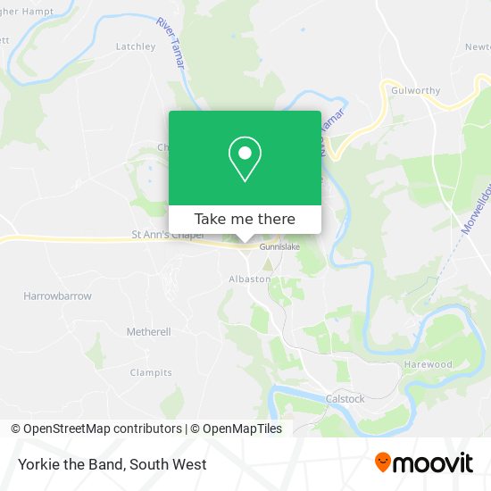 Yorkie the Band map