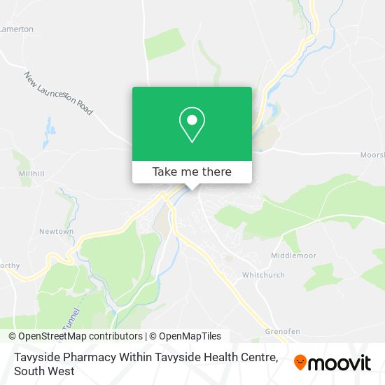 Tavyside Pharmacy Within Tavyside Health Centre map