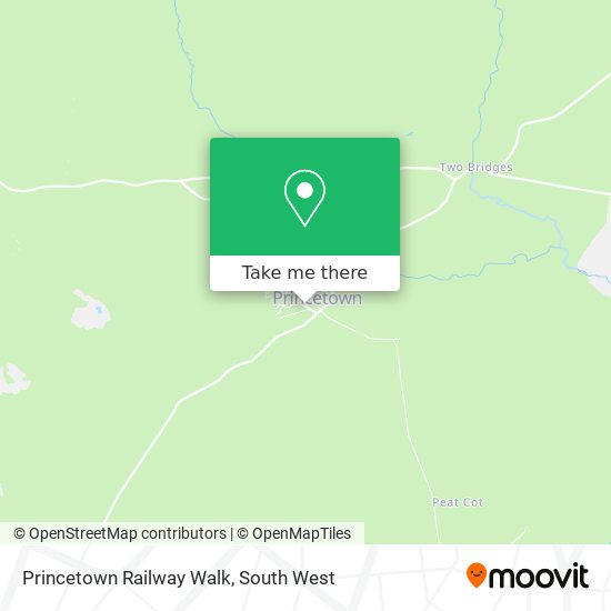 Princetown Railway Walk map
