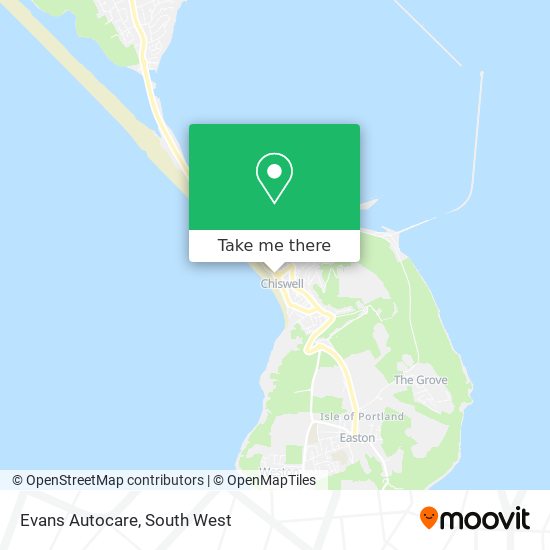Evans Autocare map