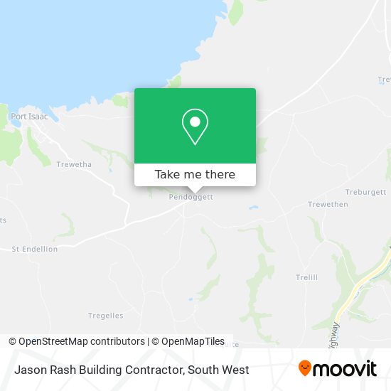 Jason Rash Building Contractor map