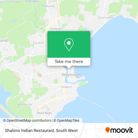 Shalims Indian Restaurant map