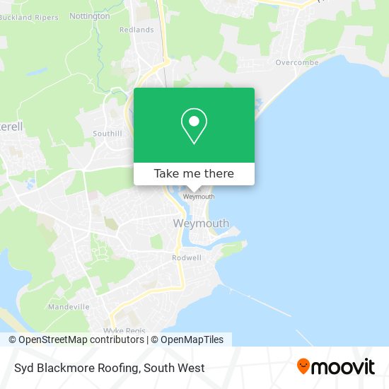 Syd Blackmore Roofing map