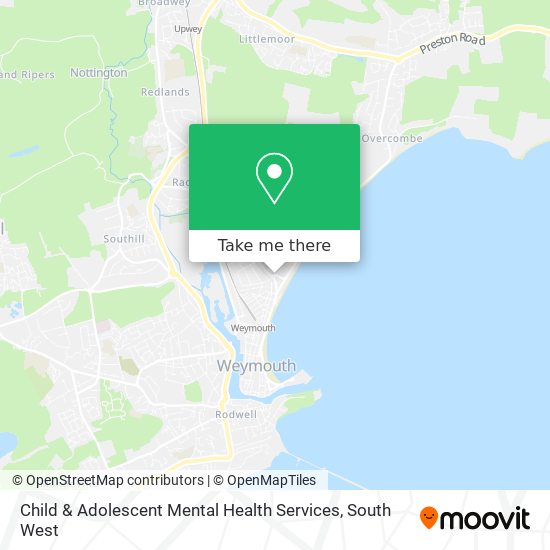 Child & Adolescent Mental Health Services map