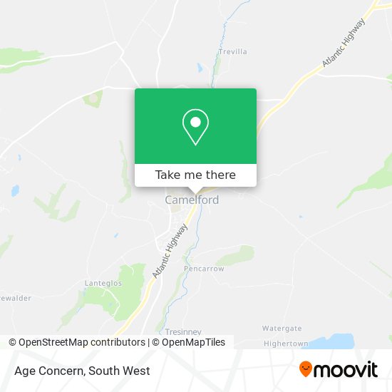 Age Concern map