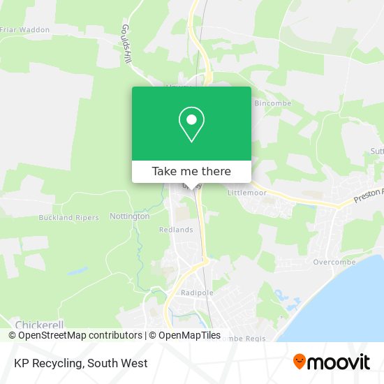 KP Recycling map