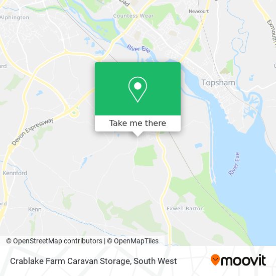Crablake Farm Caravan Storage map