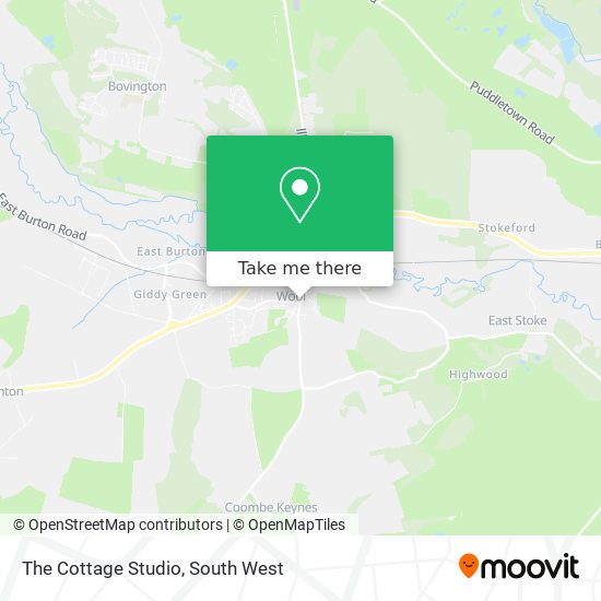 The Cottage Studio map