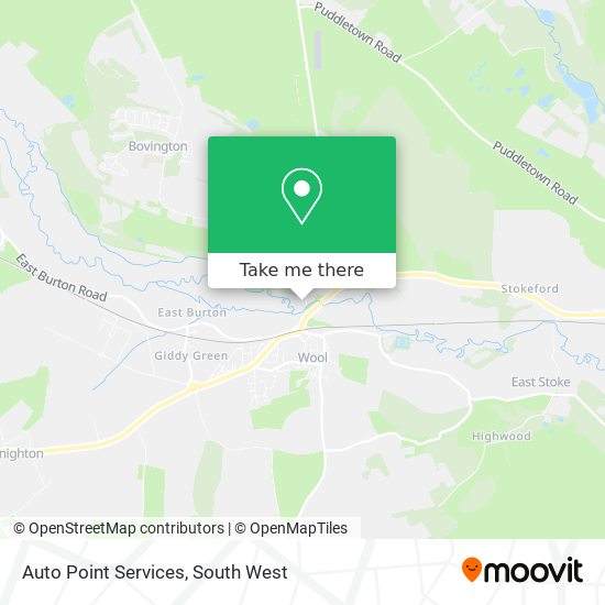 Auto Point Services map