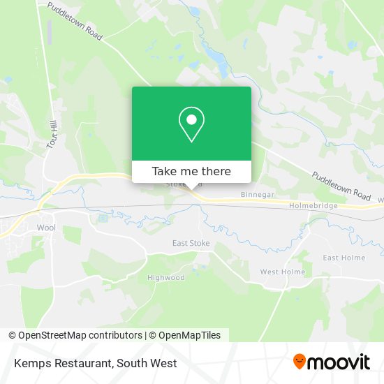 Kemps Restaurant map