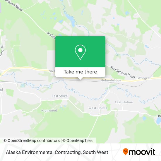 Alaska Environmental Contracting map
