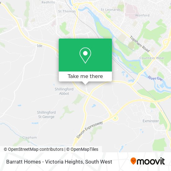 Barratt Homes - Victoria Heights map
