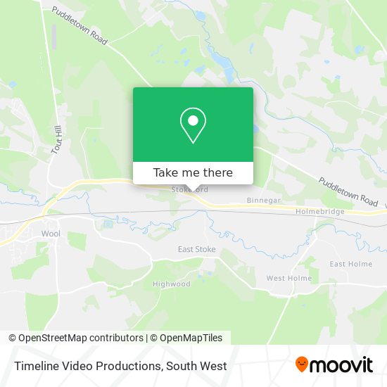 Timeline Video Productions map