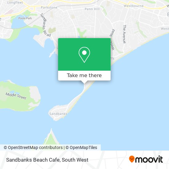 Sandbanks Beach Cafe map