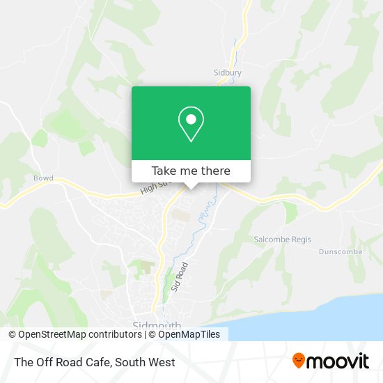 The Off Road Cafe map