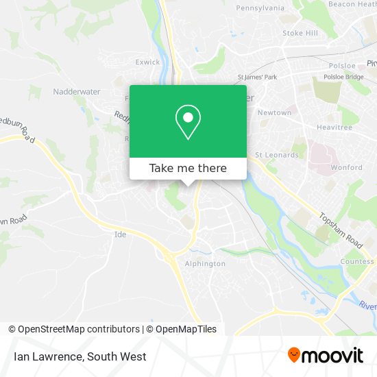 Ian Lawrence map
