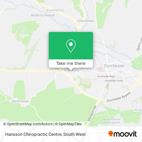 Hansson Chiropractic Centre map