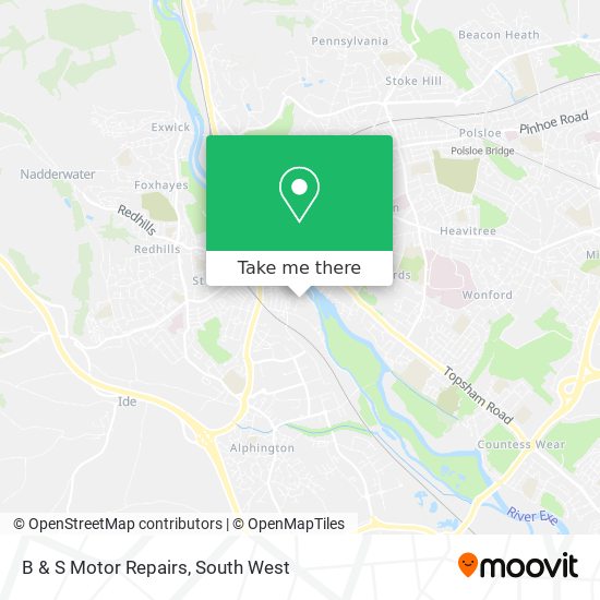 B & S Motor Repairs map