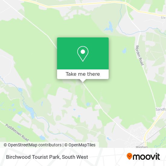 Birchwood Tourist Park map