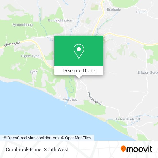 Cranbrook Films map