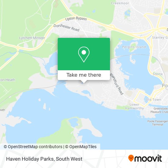 Haven Holiday Parks map