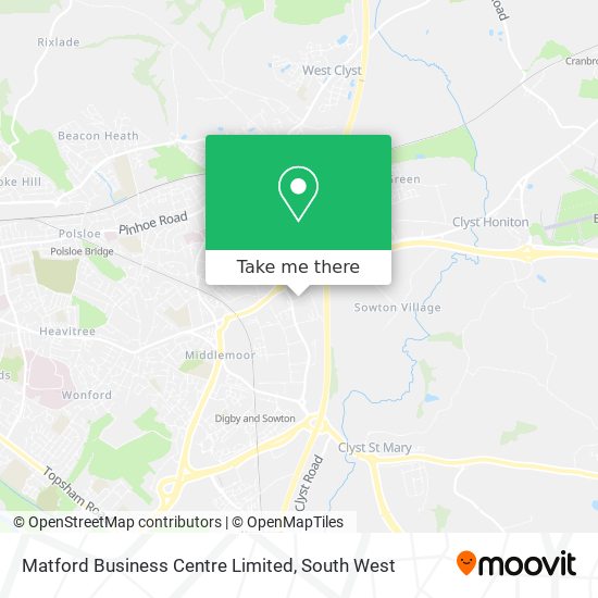 Matford Business Centre Limited map