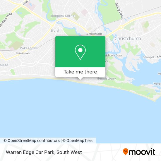 Warren Edge Car Park map