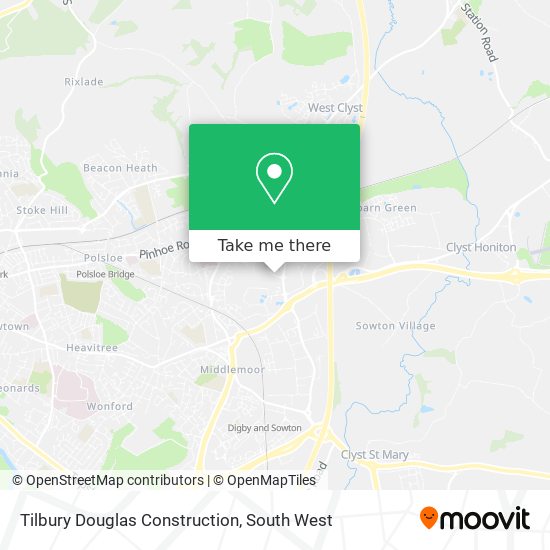 Tilbury Douglas Construction map