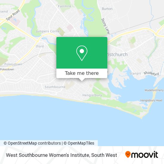 West Southbourne Women's Institute map
