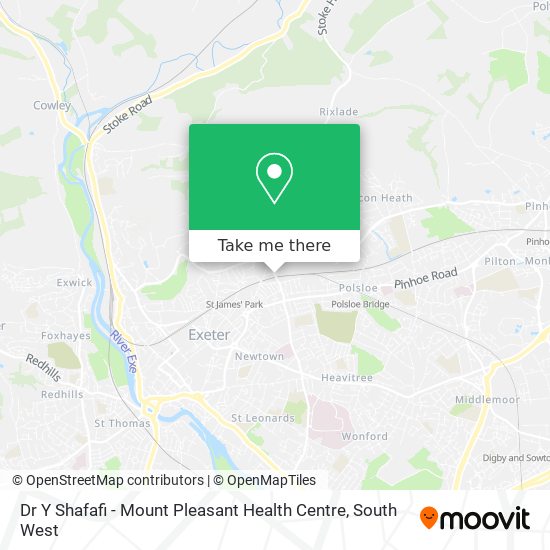 Dr Y Shafafi - Mount Pleasant Health Centre map