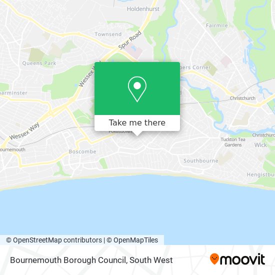 Bournemouth Borough Council map
