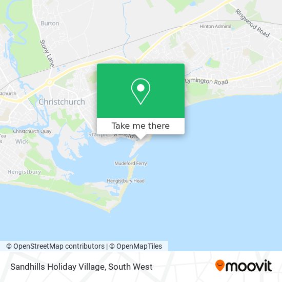 Sandhills Holiday Village map
