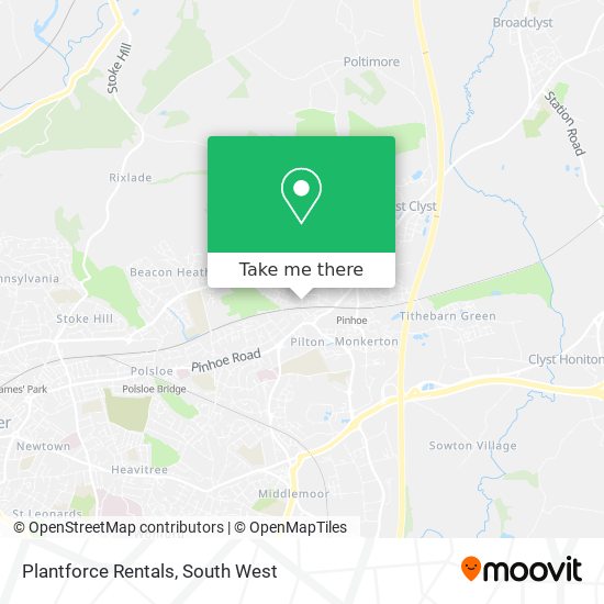Plantforce Rentals map