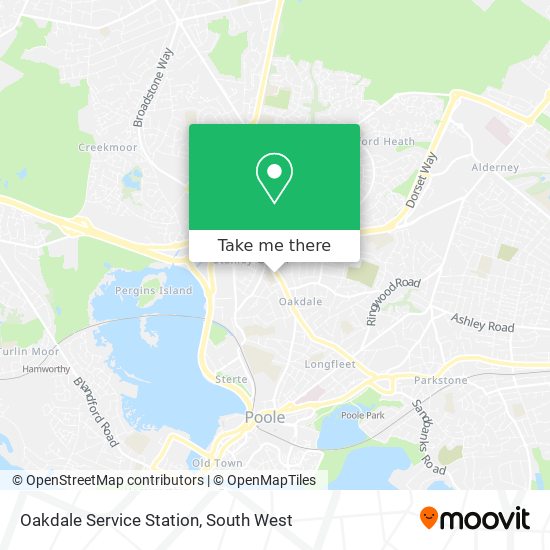 Oakdale Service Station map