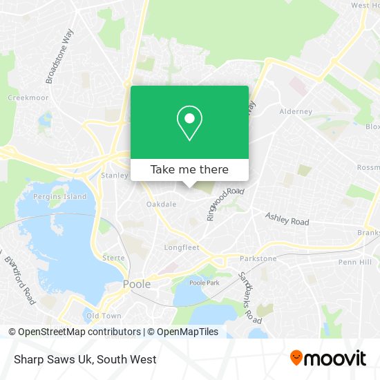 Sharp Saws Uk map