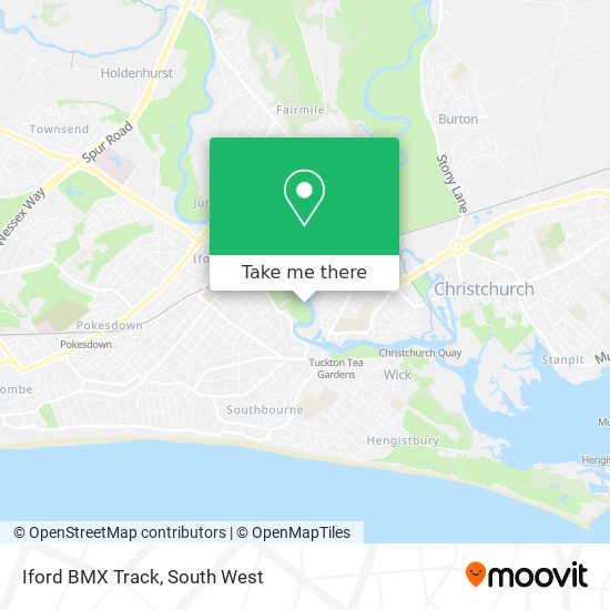 Iford BMX Track map